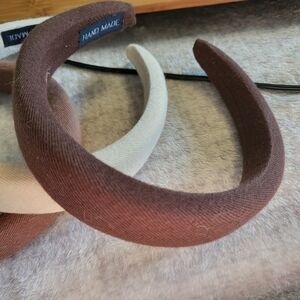 Brown and Cream Handmade Headband